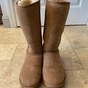 Tall chestnut ugg boots